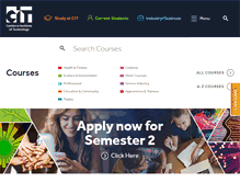Tablet Screenshot of cit.edu.au